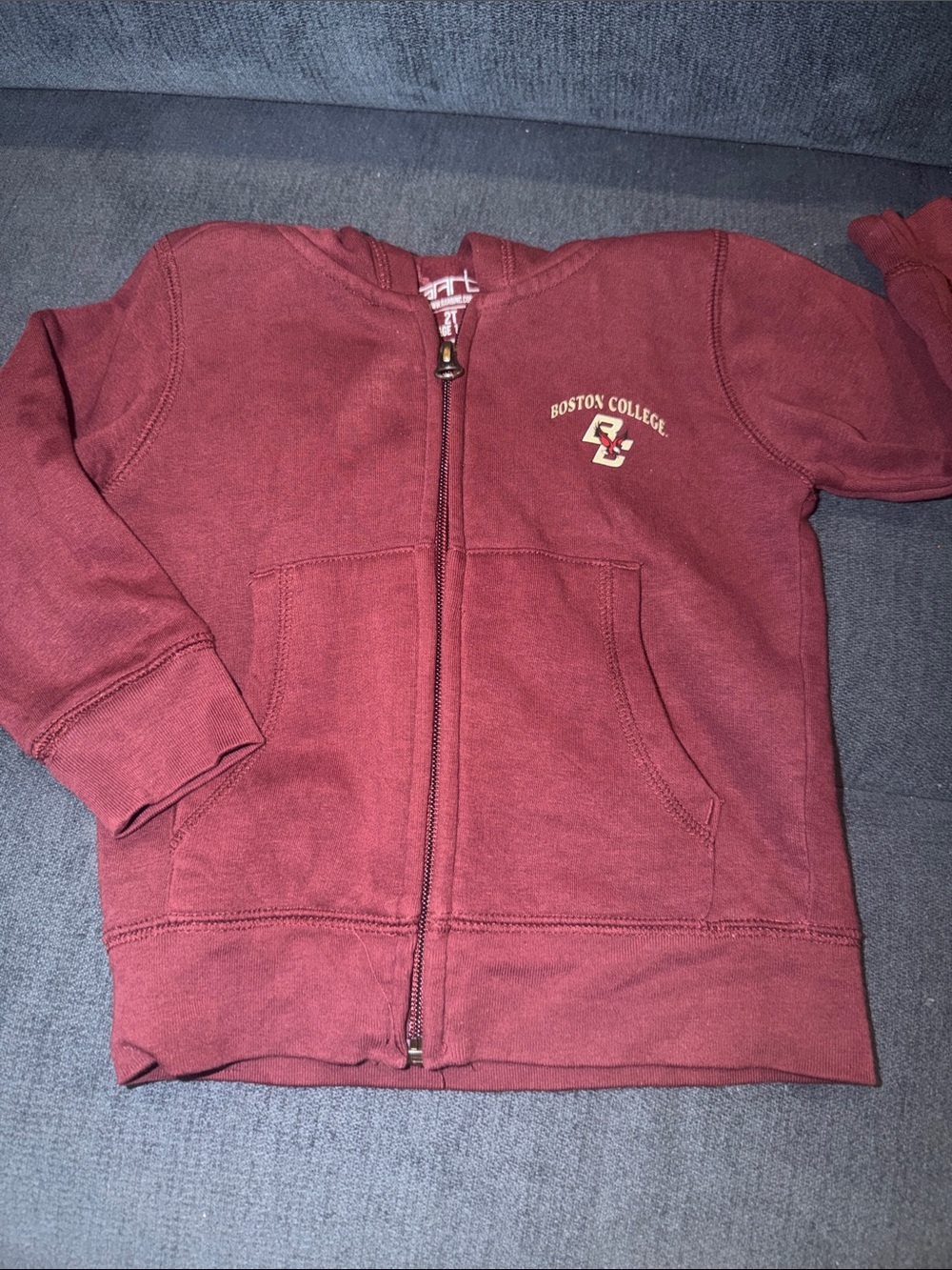 Boston College Zipper Hoodie